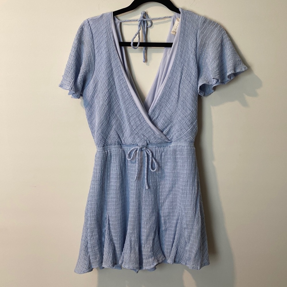 Altar’d State Romper Light Blue Size L